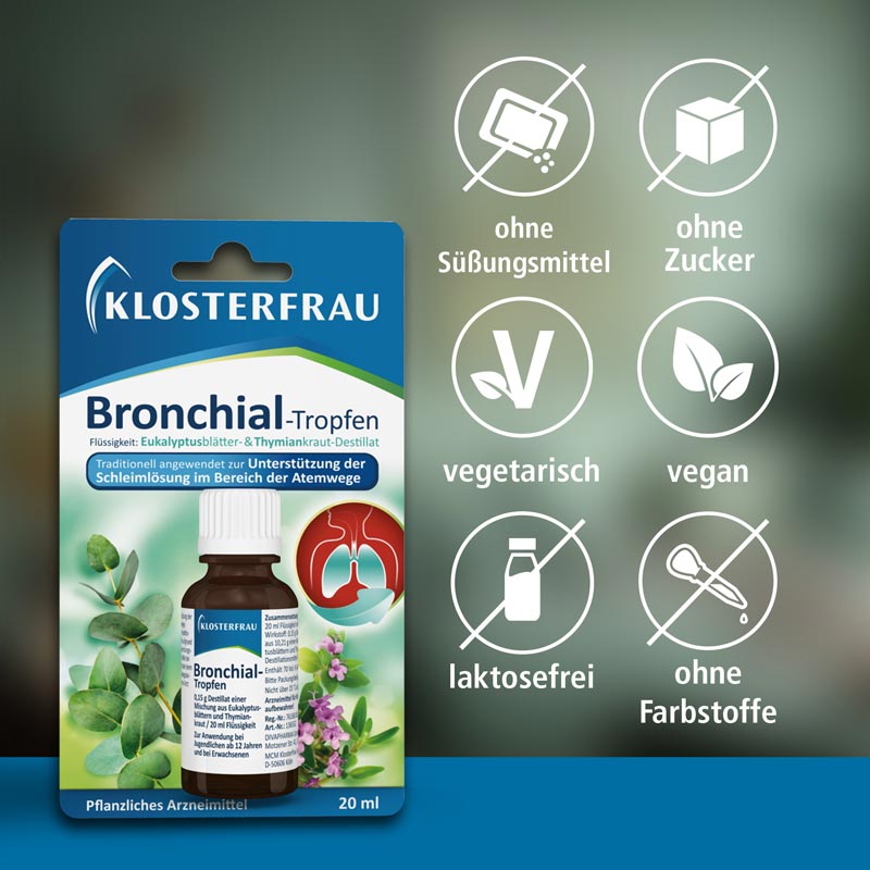 KLOSTERFRAU Bronchial-Tropfen 20 ml Tropfen