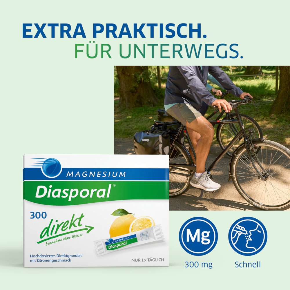MAGNESIUM Diasporal 300 direkt Granulat 20 St Granulat
