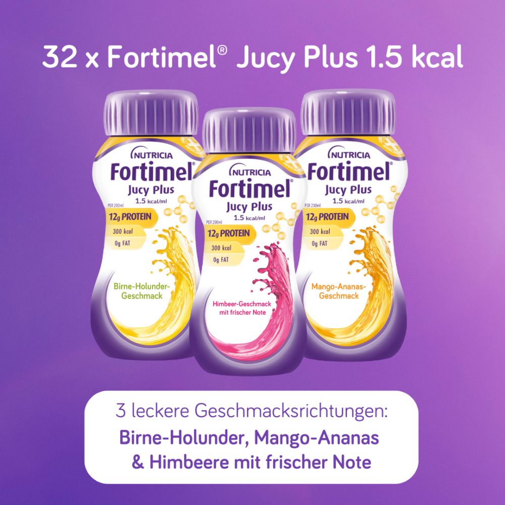 Fortimel Jucy Plus Mischkarton 32X200 ml Flüssigkeit