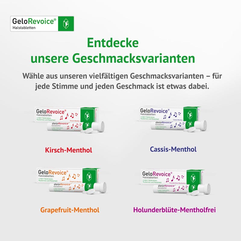 GeloRevoice Halstabletten Holunderblüte-Mentholfrei 20 St. 20 St Lutschtabletten