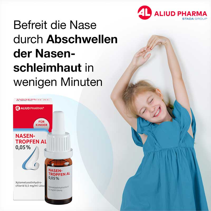Nasentropfen AL 0,05 % bei Schnupfen