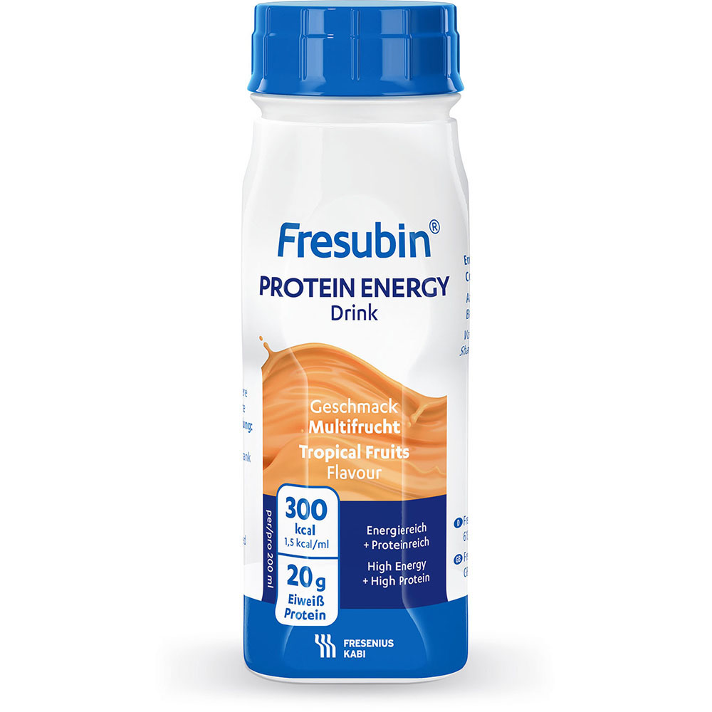 Fresubin Protein Energy DRINK Trinknahrung Multifrucht 4X200 ml Lösung