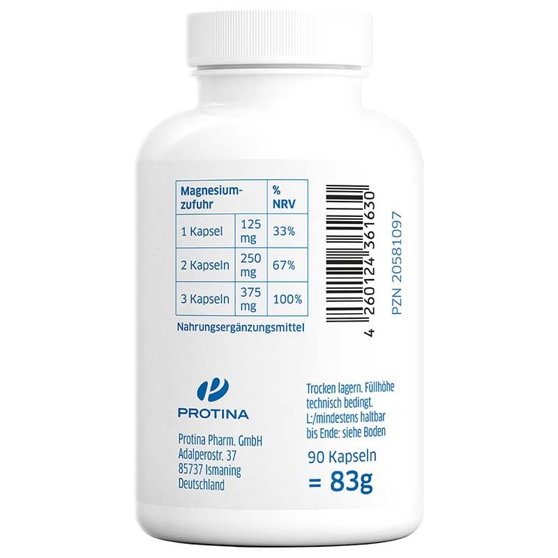 MAGNESIUM Diasporal Magnesium Citrat pure 90 St Kapseln
