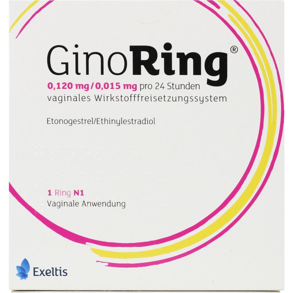 GINORING 0,120 mg/0,015 mg pro 24h vaginales WFS 1 St Vaginalring