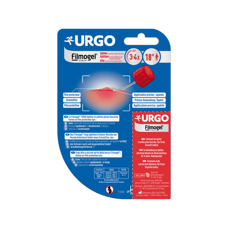 URGO APHTHEN Filmogel flüssig 6 ml Flüssigkeit