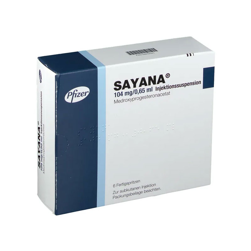 SAYANA 104 mg/0,65 ml Injek.-Susp.i.e.Fertigspr. 6 St Fertigspritzen