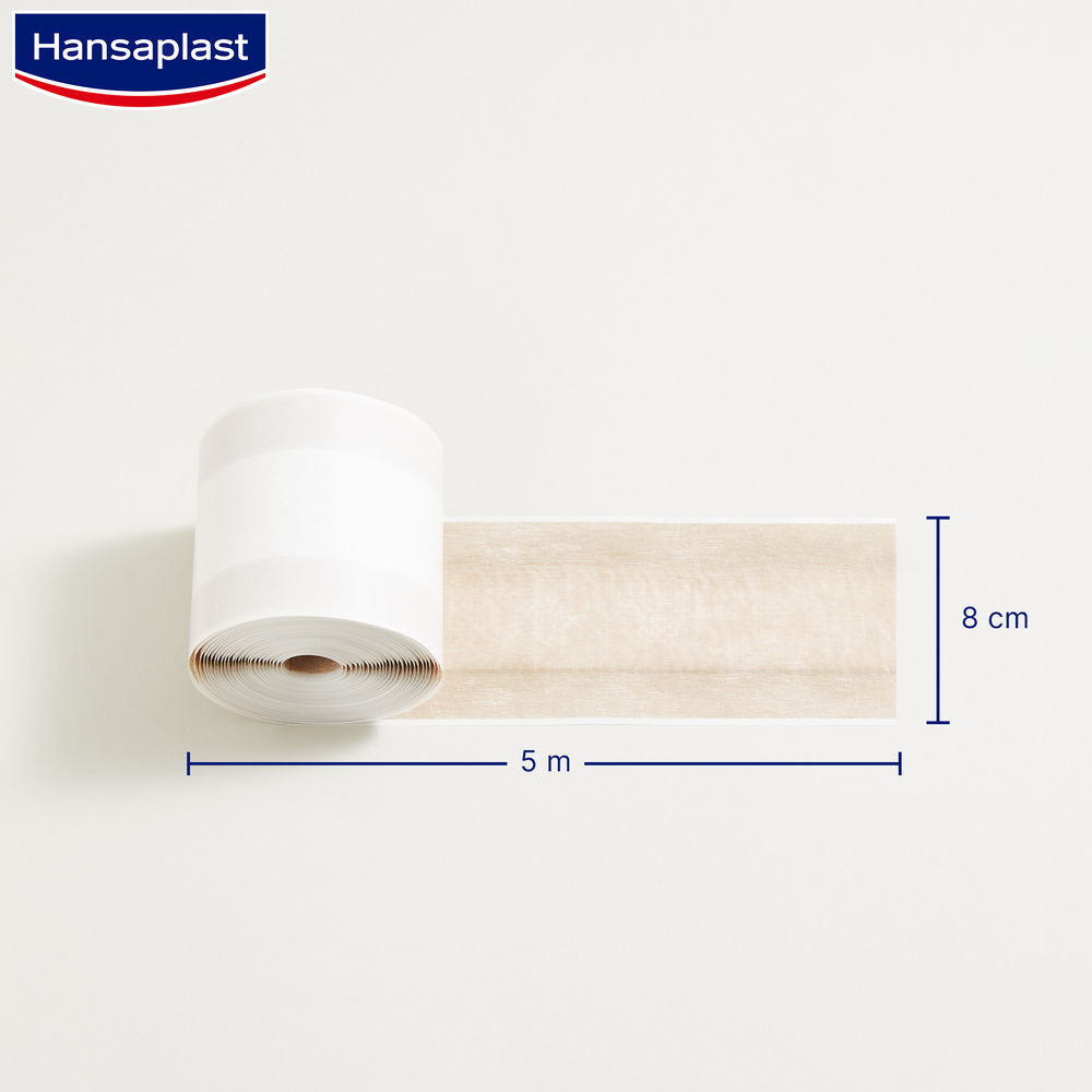 Hansaplast SOFT Pflaster 8cm x 5m 1 St Pflaster