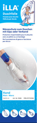 DUSCHFOLIEN Hand 40 cm 5 St