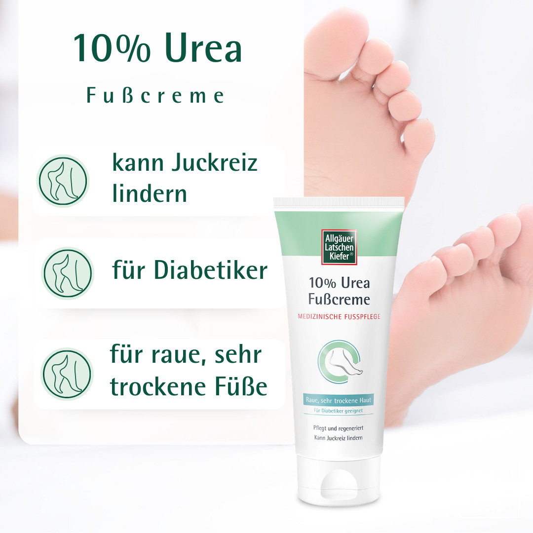 Allgäuer Latschen Kiefer 10% Urea Fußcreme 100 ml Creme