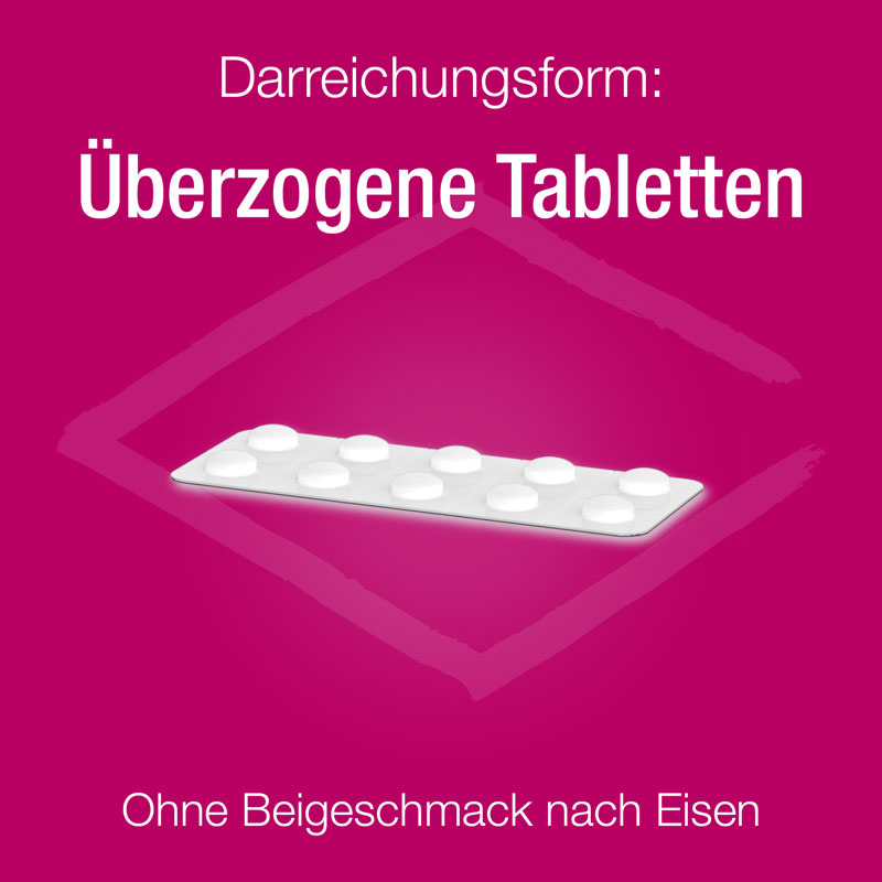 Eisen Verla 35mg 100 St Überzogene Tabletten