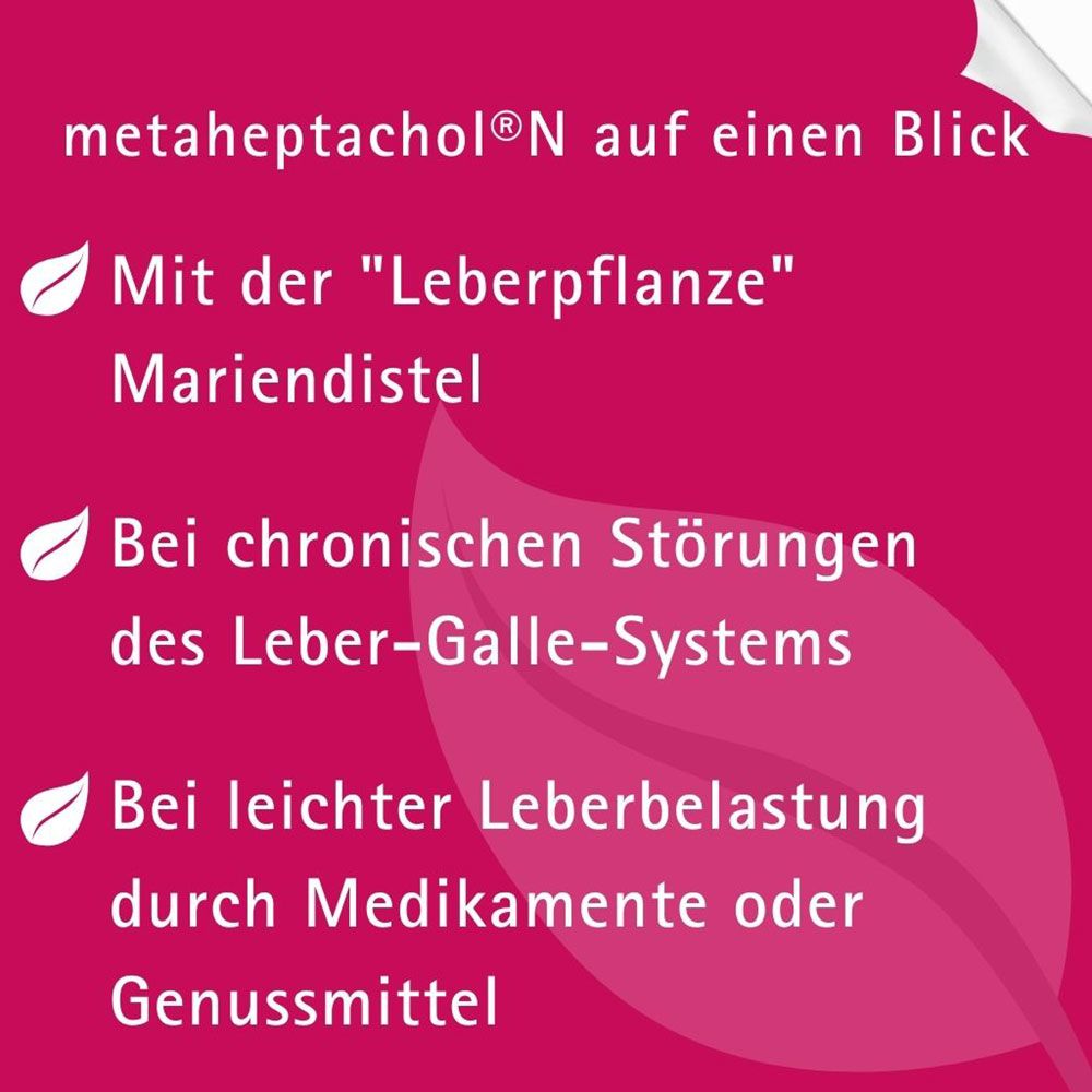 METAHEPTACHOL N Tropfen zum Einnehmen 100 ml Mischung