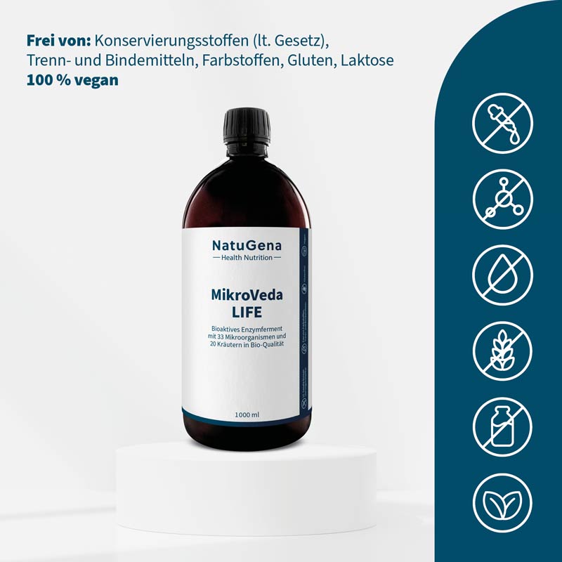 NatuGena MikroVeda LIFE PUR  1 l Flüssigkeit