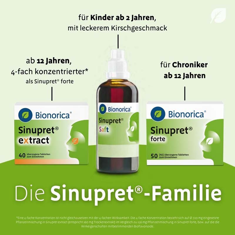 Sinupret forte  100 St Überzogene Tabletten