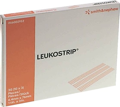 LEUKOSTRIP Wundnahtstreifen 6,4x76 mm 10X3 St Pflaster