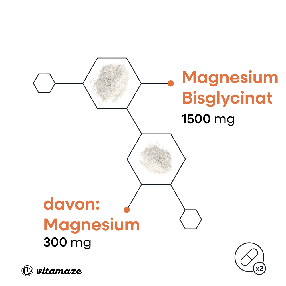 vitamaze MAGNESIUM BISGLYCINAT 120 St Kapseln