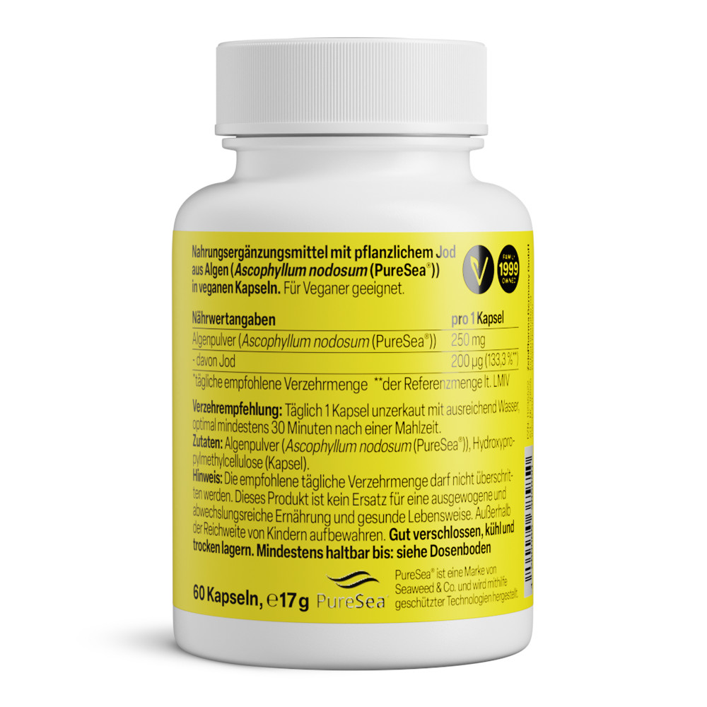 Zein PHARMA Algen Jod  60 St Kapseln