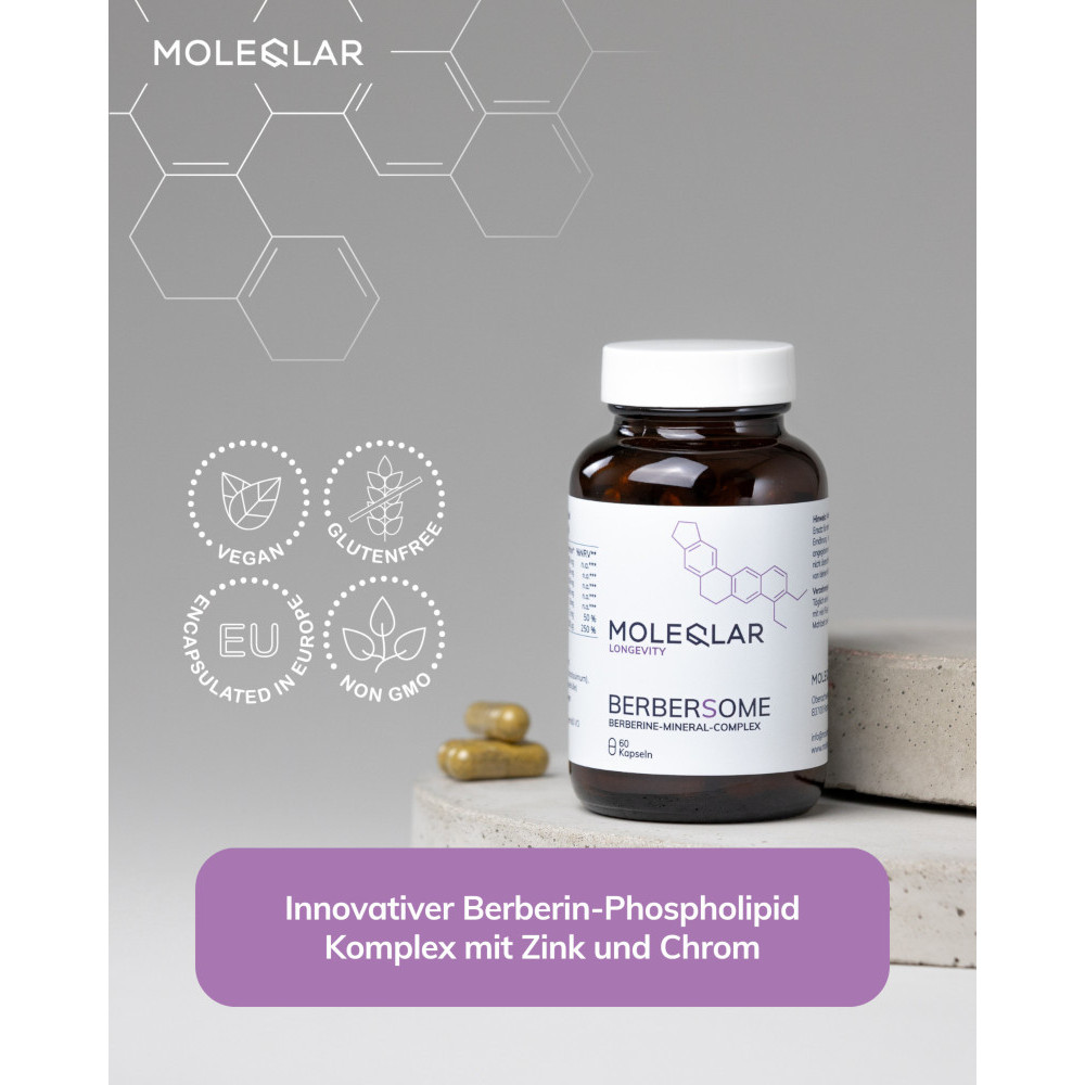 MOLEQLAR BERBERSOME BERBERINE-MINERAL-COMPLEX 60 St Kapseln