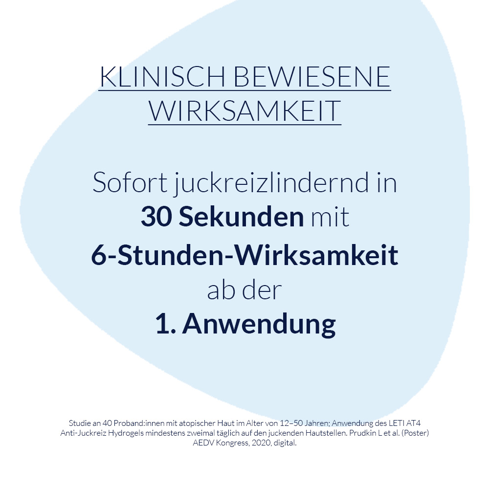 LETI AT4 Anti-Juckreiz Hydrogel - Jetzt 20% sparen 50 ml Gel