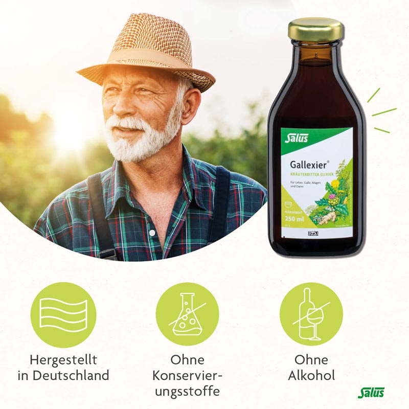 Gallexier Kräuterbitter Elixier Salus Fl 250 ml 250 ml Flüssigkeit zum Einnehmen
