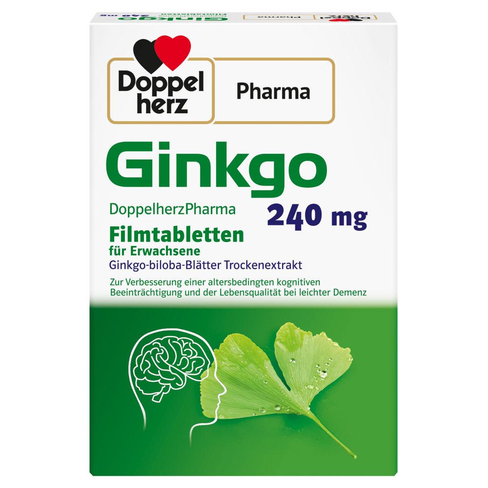Doppelherz Pharma Ginkgo 240 mg 30 St Filmtabletten