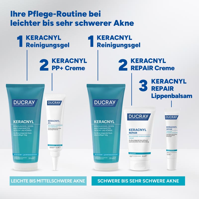 DUCRAY KERACNYL Schäumendes Waschgel 200 ml Gel