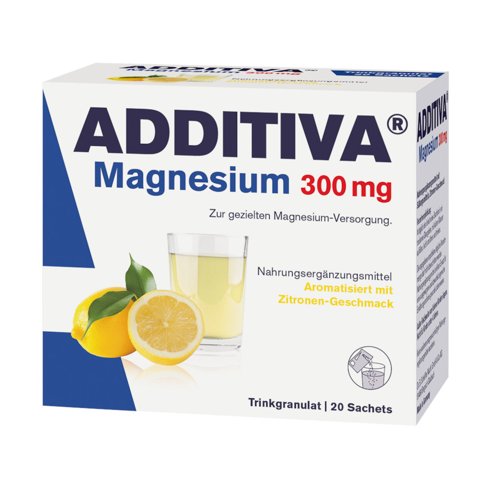 ADDITIVA Magnesium 300 mg N Pulver 20 St Pulver