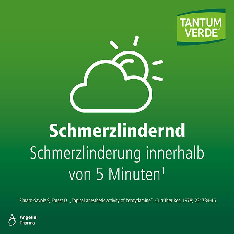 TANTUM VERDE  3 mg mit Orange-Honiggeschmack 20 St Lutschtabletten