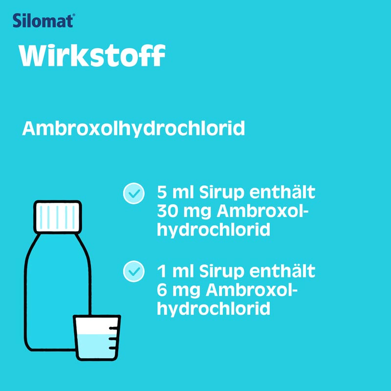 Silomat Hustenl&ouml;ser Ambroxolhydrochlorid 100 ml Sirup
