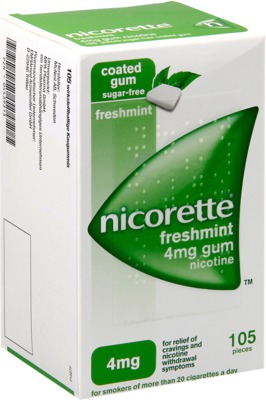 nicorette 4mg freshmint 105 St Kaugummi