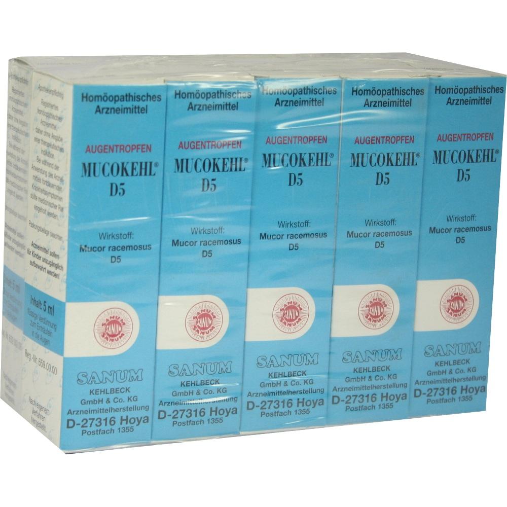 MUCOKEHL Augentropfen D 5 10X5 ml Augentropfen