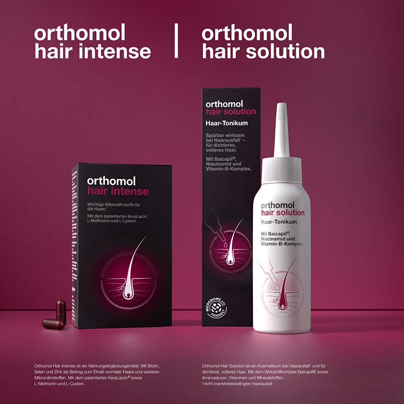 orthomol hair solution - mit dem Wirkstoffkomplex Baicapil