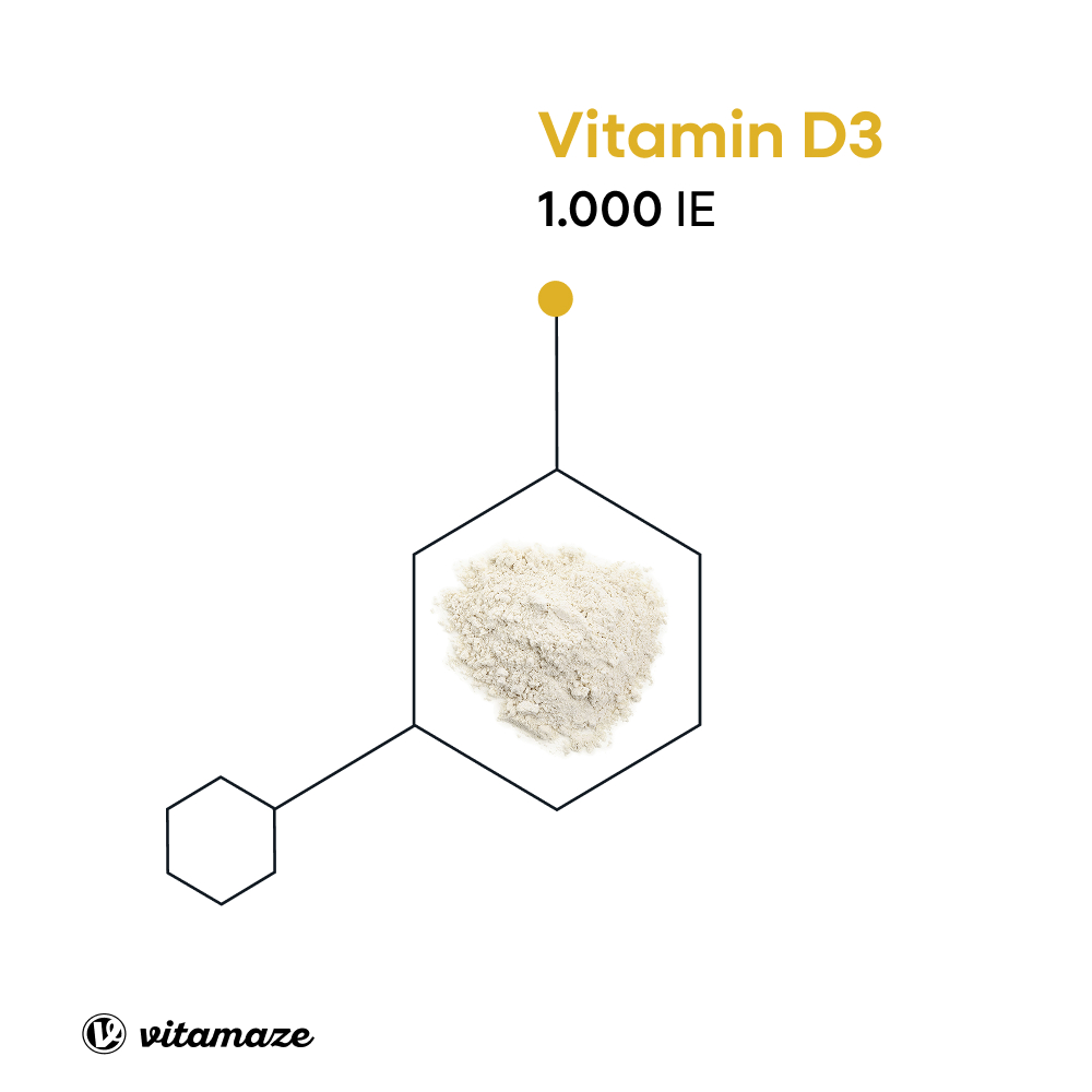 vitamaze VITAMIN D3 1.000 I.E. daily vegetarisch 200 St Tabletten