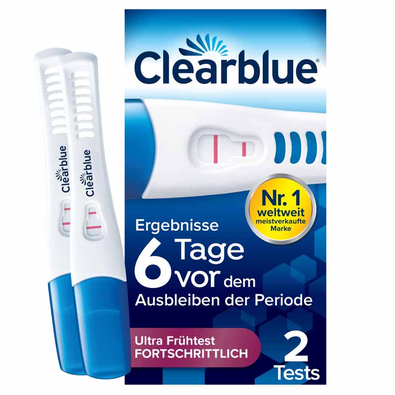 Clearblue Ultra Frühtest FORTSCHRITTLICH 2 St Test