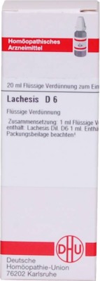 LACHESIS D 6 Dilution 20 ml Dilution