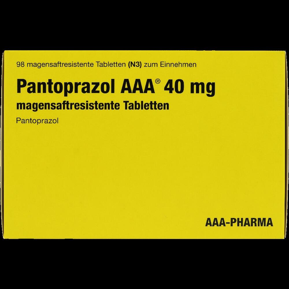 Pantoprazol AAA 40mg 98 St Tabletten magensaftresistent