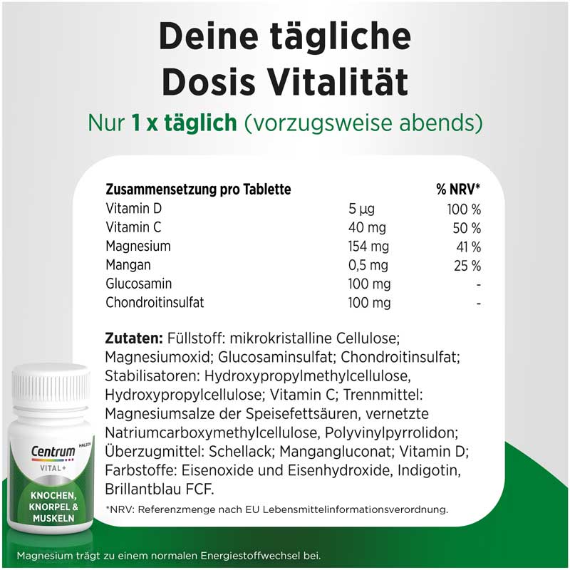 Centrum VITAL + KNOCHEN, KNORPEL & MUSKELN  30 St Tabletten