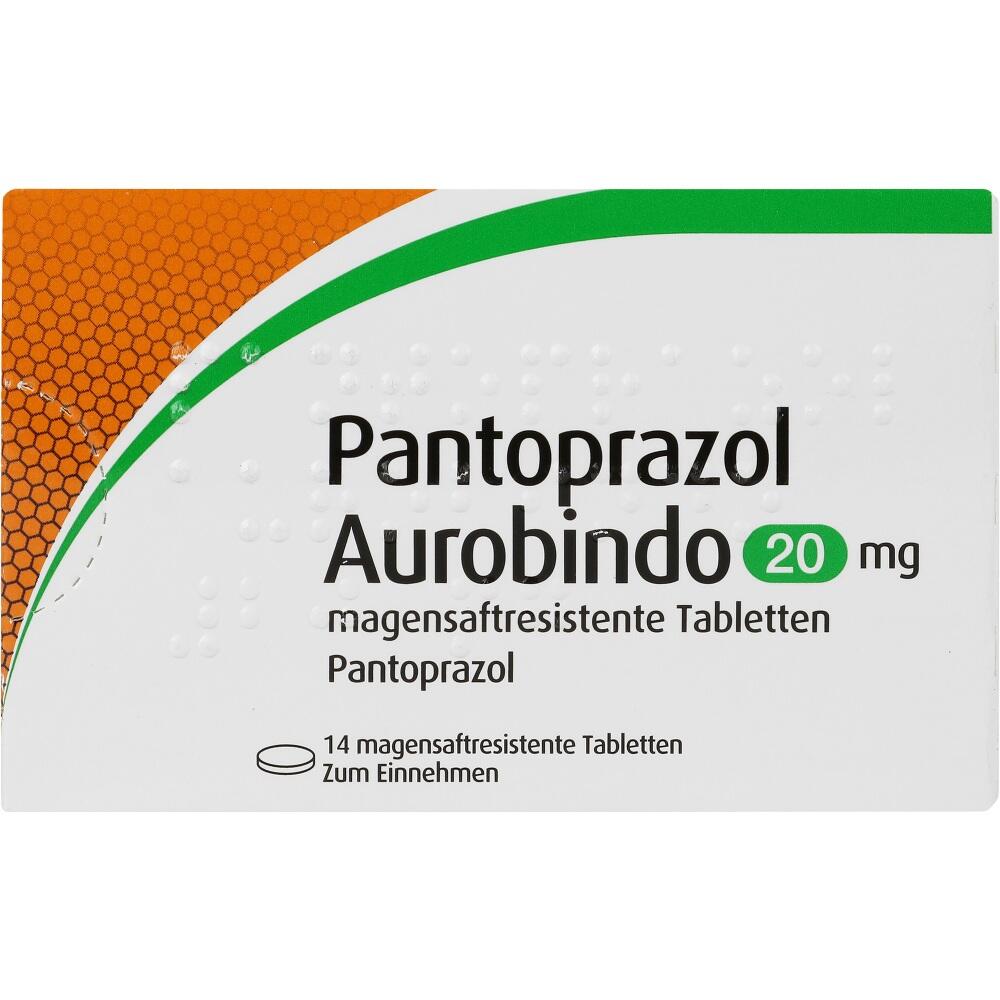 Pantoprazol Aurobindo 20mg 14 St Tabletten magensaftresistent