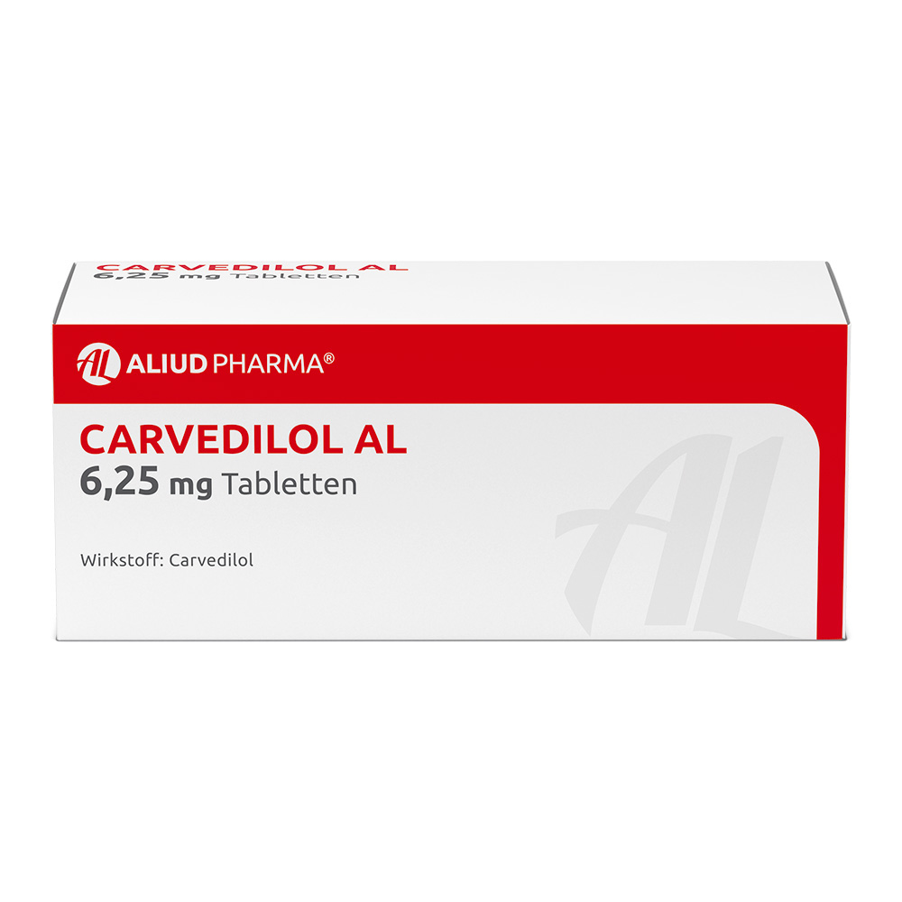 Carvedilol AL 6,25mg 100 St Tabletten