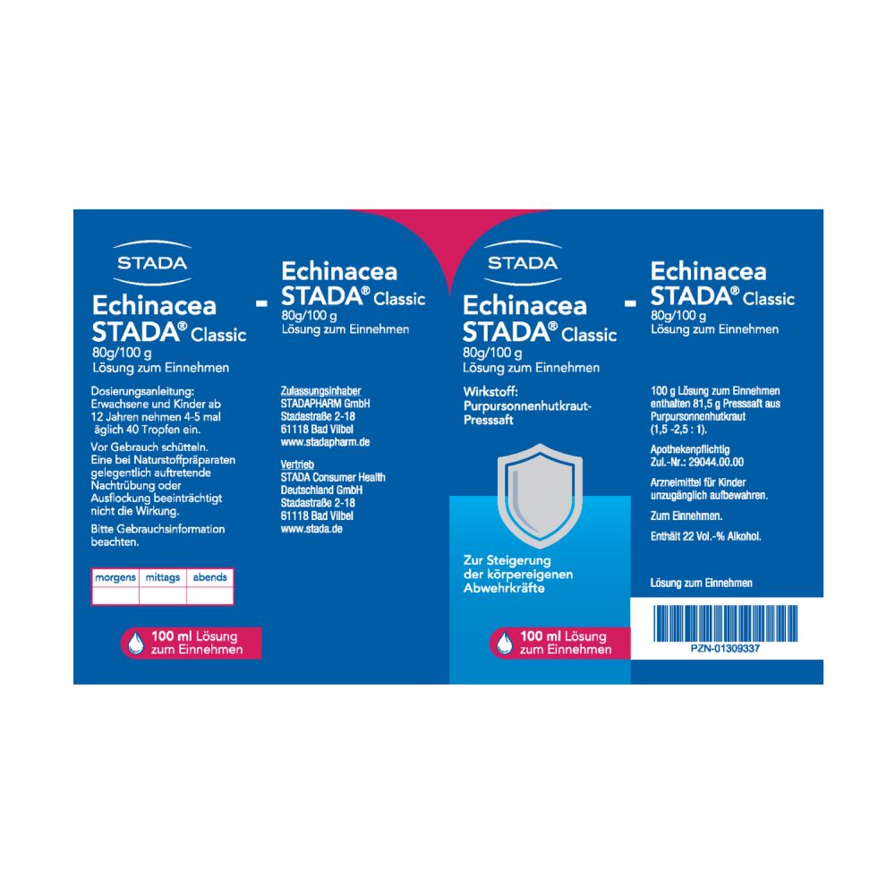 Echinacea STADA Classic 80g/100g Lösung 100 ml Lösung zum Einnehmen