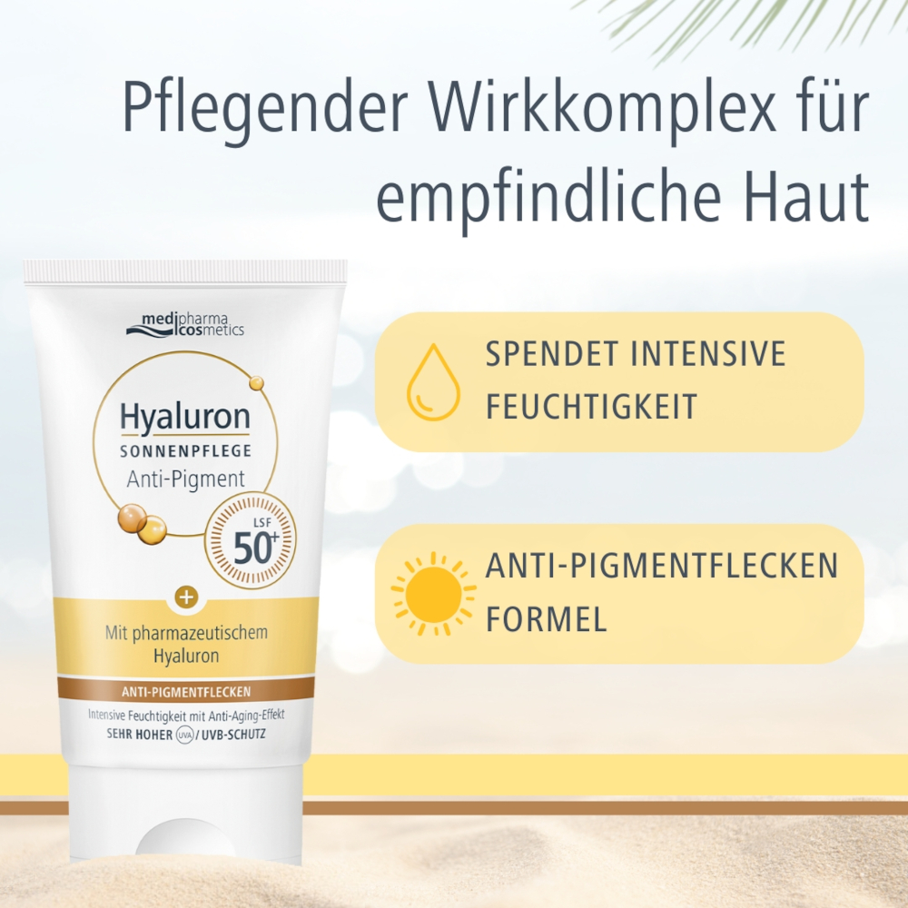 Hyaluron Sonnenpflege Anti-Pigment LSF 50+ 50 ml Creme