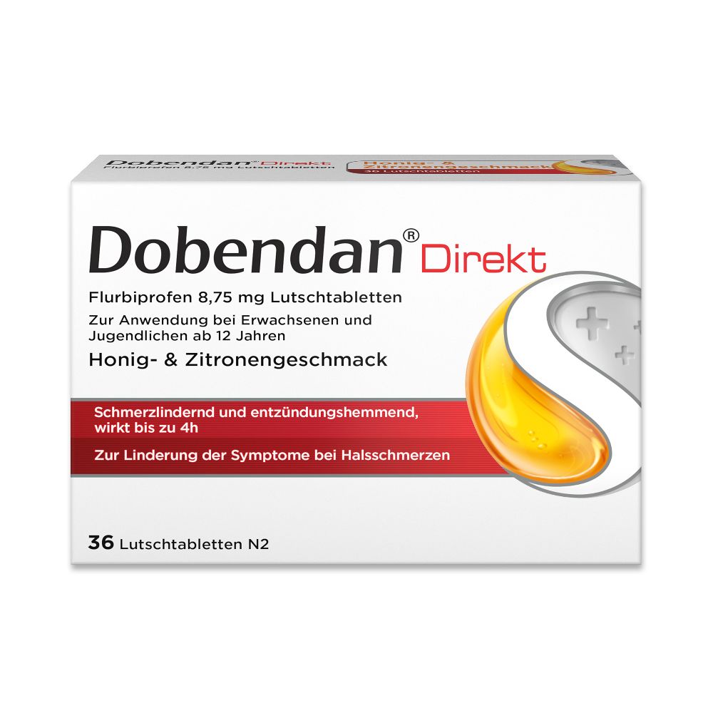 Dobendan Direkt - bei Halsschmerzen 36 St Lutschtabletten