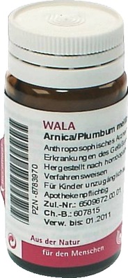 Arnica/Plumbum mellitum  20 g Globuli