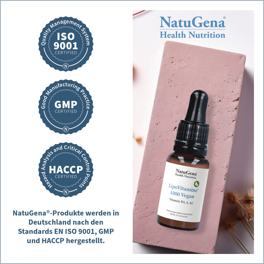 NatuGena LipoVitamine 1000 Vegan 15 ml Tropfen