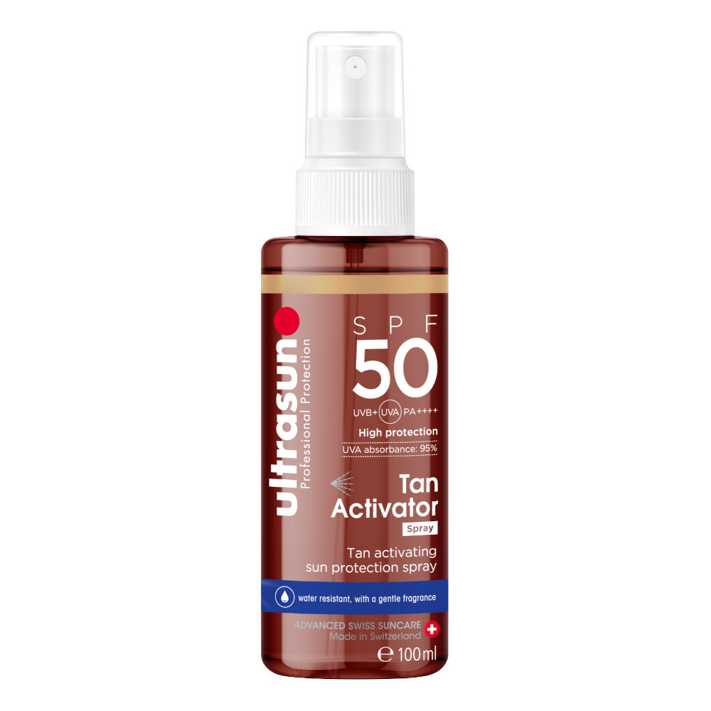 ultrasun Tan Activator Spray SPF 50 100 ml Gel
