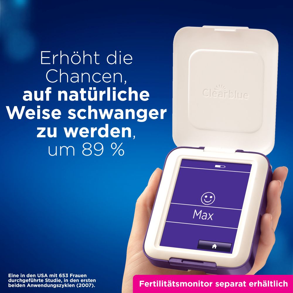 Clearblue Fertilitätsmonitor Teststäbchen 33 St Teststäbchen