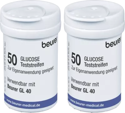 BEURER GL40 Blutzuckerteststreifen 50 St Teststreifen