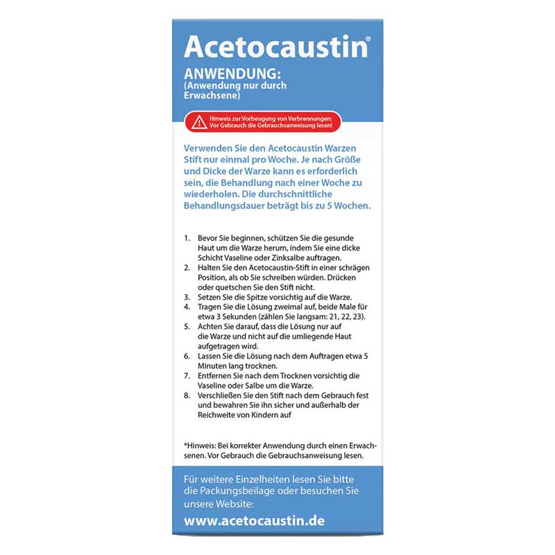 Acetocaustin Warzen Stift 3 ml Stifte