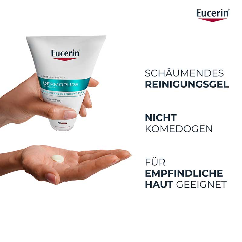 Eucerin DERMOPURE CLINICAL ERNEUERNDES REINIGUNGSGEL 150 ml Gel