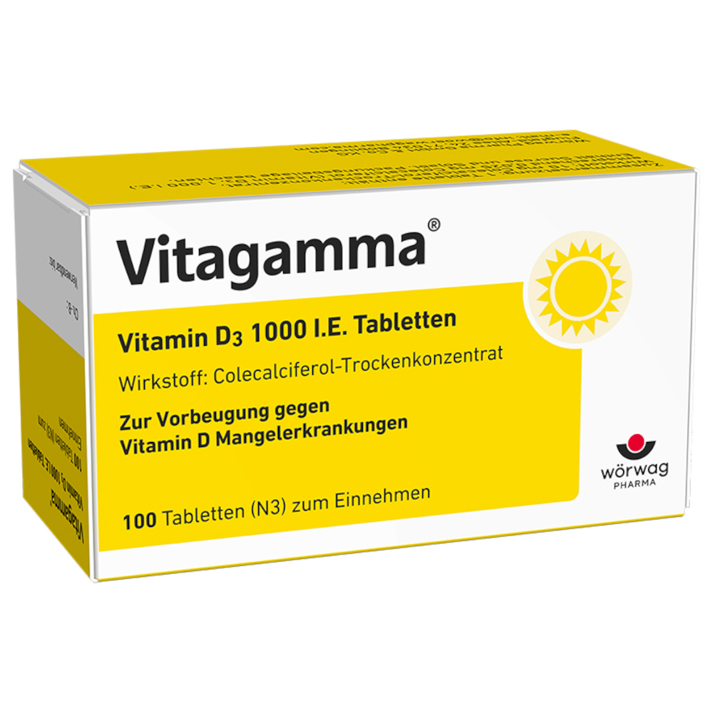 Vitagamma Vitamin D3 1000 I.E.  100 St Tabletten