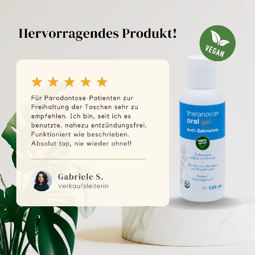 theranovis oral Zahnstein gel  120 ml Gel